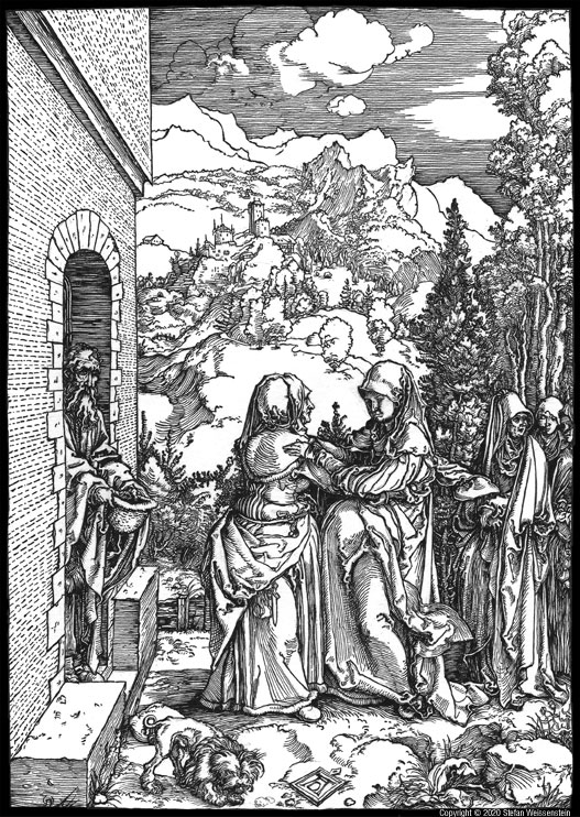 The Visitation - Copy After Albrecht Durer