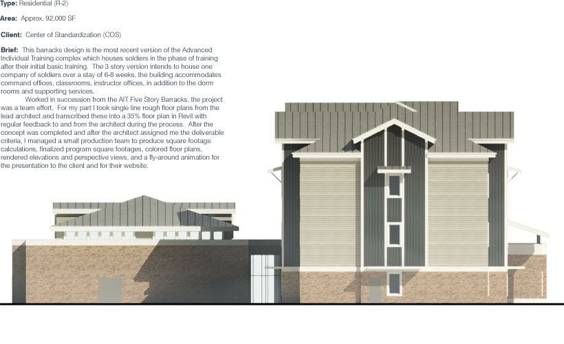 AIT 3 Story Side Elevation and Title Page