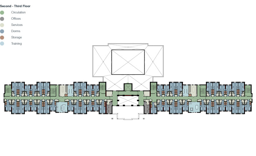 AIT 3-Story 2nd Floor plan